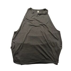 Icyzone Womens Racerback Tank Top Size XL - Activewear Gym Workout Black EUC‎